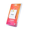 Lector Dni externo Tooq USB 2.0 Blanco / DNI 4.0 / TQR-210W