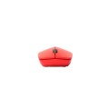 ÷ Mouse rapoo wireless y bluetooth m100 silent 2.4g ghz bt 4.0 usb 3.0 3 botones 1300 ppp rojo