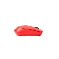 ÷ Mouse rapoo wireless y bluetooth m100 silent 2.4g ghz bt 4.0 usb 3.0 3 botones 1300 ppp rojo