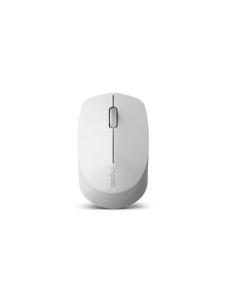 ÷ Mouse rapoo wireless y bluetooth m100 silent 2.4g ghz bt 4.0 usb 3.0 3 botones 1300 ppp gris claro